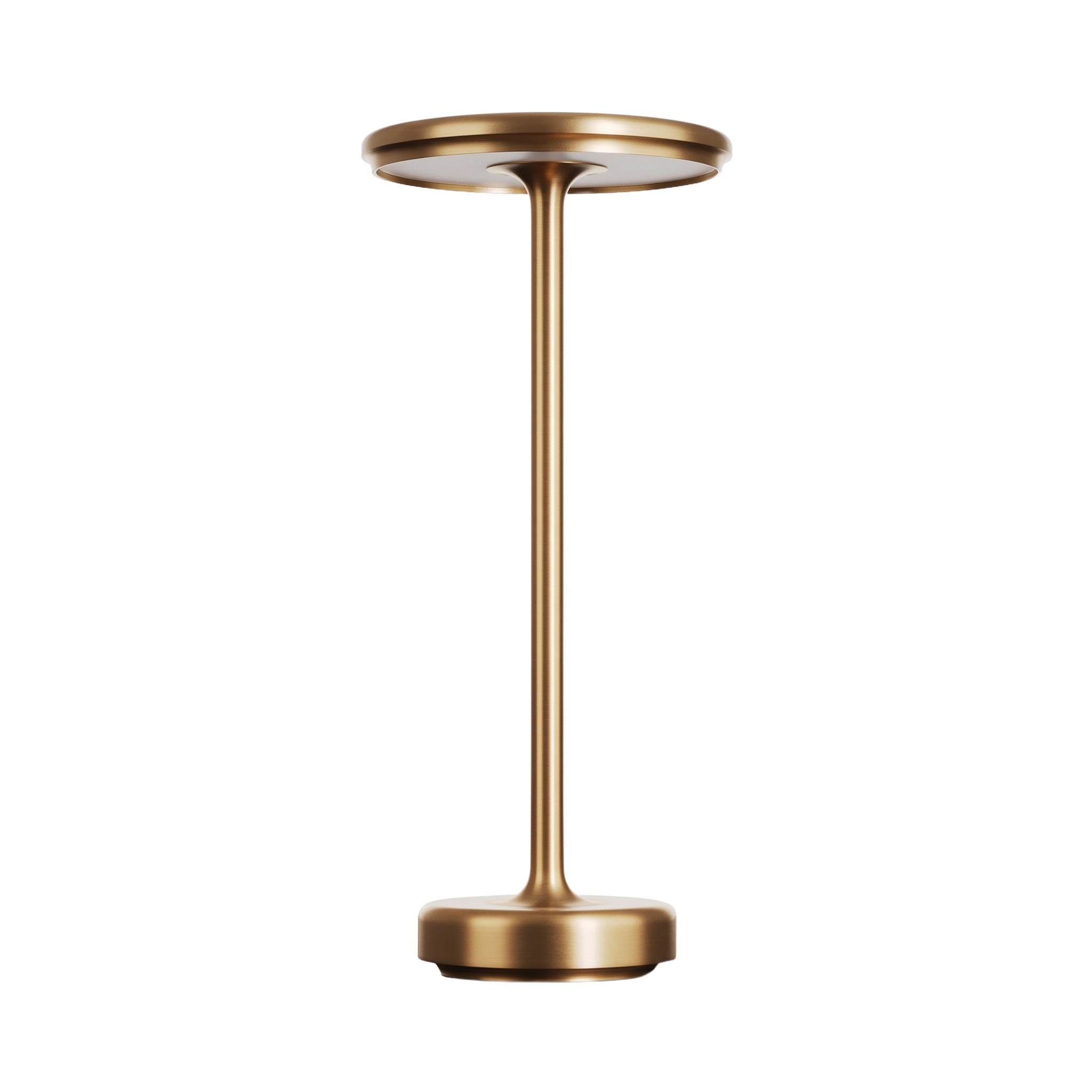 Halvo Gold Cordless Touch Table Lamp Dimmable Rechargeable Dining Table Light