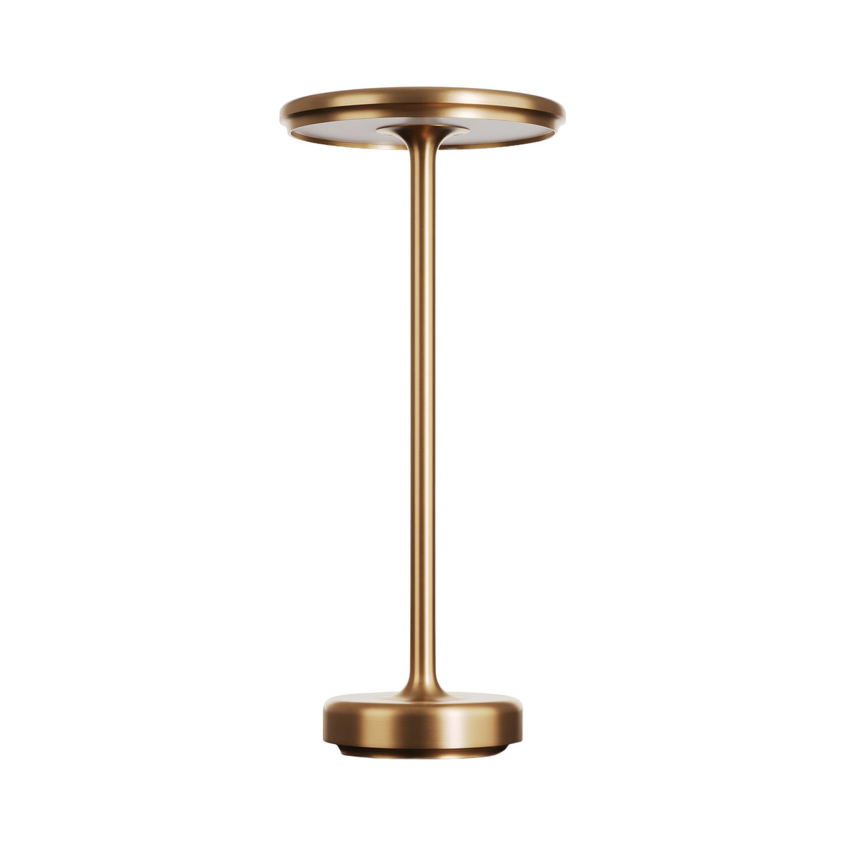Halvo Gold Cordless Touch Table Lamp Dimmable Rechargeable Dining Table Light